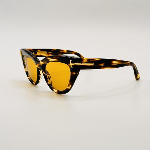 Tom Ford Sunglasses Icon Collection TF1252 55E Havana Cat Eye Brown Lens 52mm main image 11